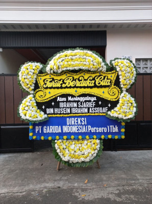 Papan Bunga Duka di Slerok